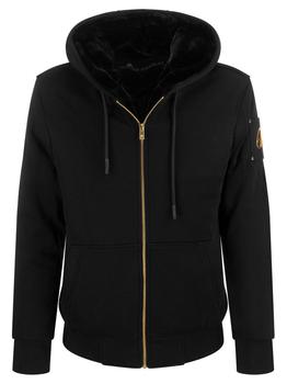 Moose Knuckles | Moose Knuckles Zip-Up Drawstring Hoodie商品图片,7.2折起