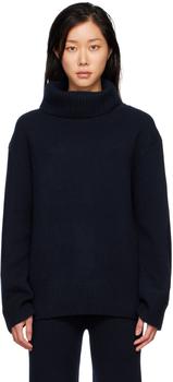 Lisa Yang | Navy Holly Turtleneck商品图片,额外8.5折, 独家减免邮费, 额外八五折