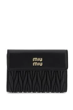 Miu Miu | Miu miu matelassé nappa leather wallet 8折