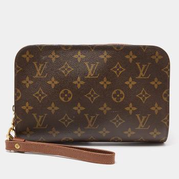 lv女包, [二手商品] Louis Vuitton | Louis Vuitton Monogram Canvas Orsay Clutch商品图片 8.7折, 满1件减$100, 满减