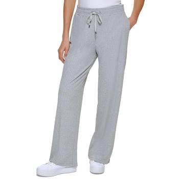 商品Calvin Klein | Calvin Klein Womens Knit Heathered Wide Leg Pants,商家BHFO,价格¥89图片