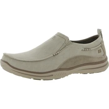 SKECHERS | Elected Drigo Mens Canvas Memory Foam Loafers,商家Premium Outlets,价格¥540