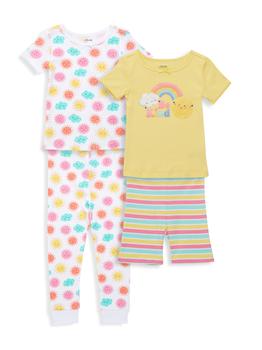 Little Me | Little Girl's 4 Piece Mixed Print Set商品图片,3.4折