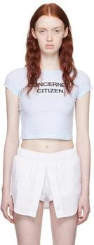 推荐Blue 'Concerned Citizen' T-Shirt商品