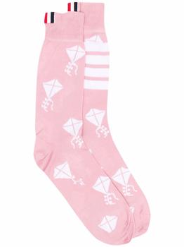 Thom Browne | THOM BROWNE kite-icon socks商品图片,