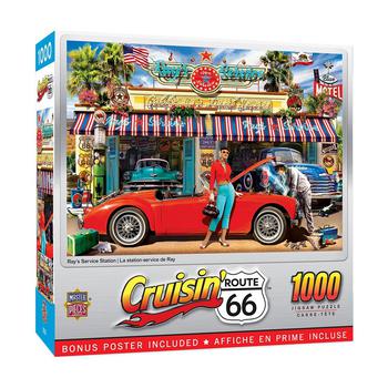 商品MasterPieces Puzzles | 1000 Piece Jigsaw Puzzle For Adults, Family, Or Kids - Ray's Service Station - 19.25"x26.75",商家Macy's,价格¥158图片