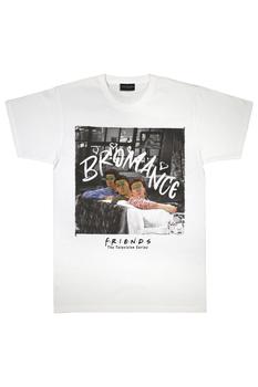 老友记推荐, Friends | Friends Womens/Ladies Bromance Boyfriend T-Shirt (White)商品图片 8.7折