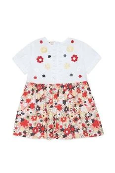 Marni | Marni Kids Floral-Printed Short-Sleeved Ruffled Dress 5.5折起