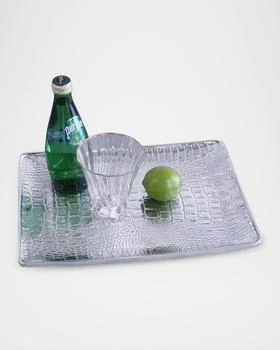 Beatriz Ball | Pieles Croc Medium Tray,商家Neiman Marcus,价格¥903