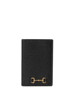 Gucci | GUCCI - Horsebit Leather Card Case商品图片,