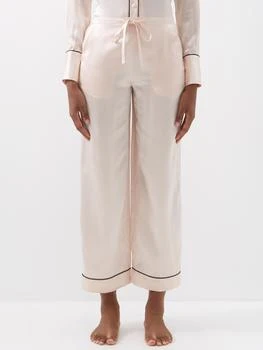 L'Agent by Agent Provocateur | Classic silk-satin pyjama trousers 