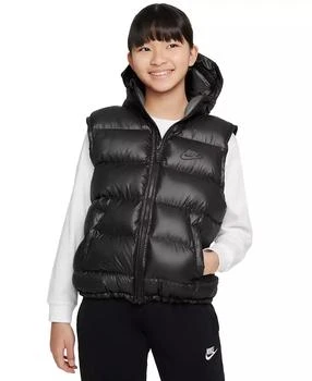 NIKE | Big Kids Sportswear Heavyweight EasyOn Therma-FIT Repel Loose Hooded Vest,商家Macy's,价格¥661