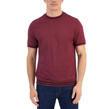 推荐Men's Tipped T-Shirt, Created for Macy's商品
