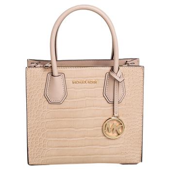 michael kors mercer, Michael Kors | Michael Kors Beige Croc Embossed Leather Mercer Tote商品图片 7折