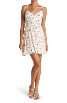 ROW A, ROW A | Surplice Smocked Waist Mini Dress商品图片 