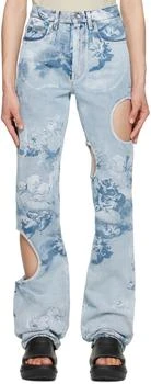 Off-White | Blue Sky Meteor Cool Jeans 2.6折, 独家减免邮费