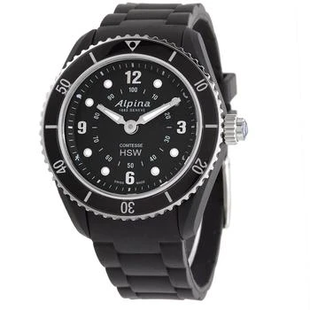 Alpina | Horological Smartwatch Alarm Black Dial Ladies Watch AL-281BS3V6,商家Jomashop,价格¥2733