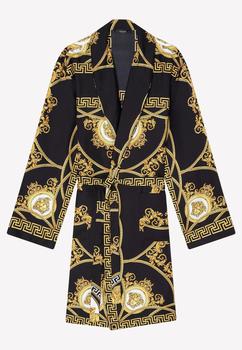 商品Versace | Signature Print Robe in Silk,商家Thahab,价格¥14961图片