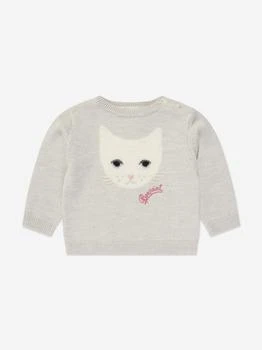 Bonpoint | Baby Girls Almire Wool Jumper in Grey,商家Childsplay Clothing,价格¥706