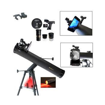 商品Cassini | 800 X 80 Telescope with Red Led Observation Light and Smartphone Adapter,商家Macy's,价格¥2612图片