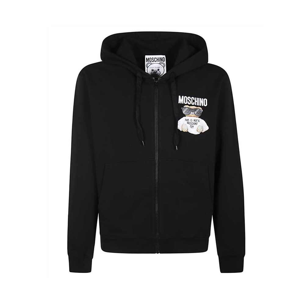 时尚莫斯奇诺卫衣男装, Moschino | MOSCHINO 男黑色男士卫衣/帽衫 ZV1701-5227-1555商品图片 独家减免邮费