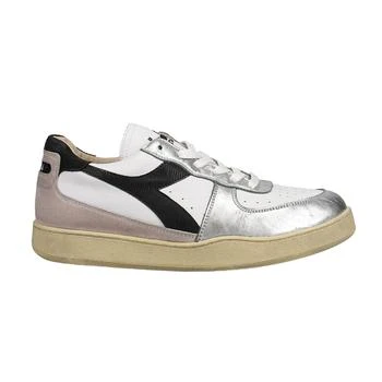 Diadora | Mi Basket Low Metal Used Lace Up Sneakers,商家SHOEBACCA,价格¥420