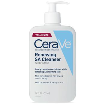 CeraVe | Renewing SA Cleanser Fragrance Free商品图片,第2件5折, 满$60享8折, 独家减免邮费, 满折, 满免