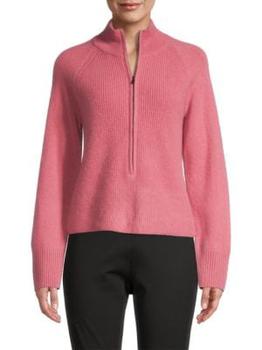 Tahari | Cashmere Zip-Up Sweater商品图片,2.8折