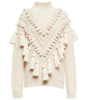 Zimmermann | Kaleidoscope crochet virgin wool sweater商品图片,