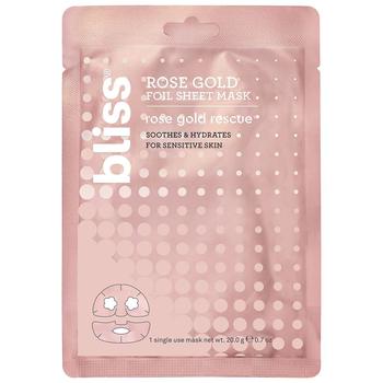 推荐Rose Gold Rescue Foil Sheet Mask For Sensitive Skin Fragrance-Free商品