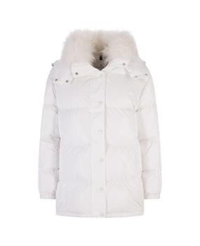 Moncler | Woman White Hanau Short Down Jacket商品图片,