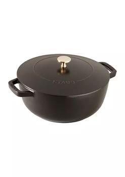 Staub | Cast Iron 3.75 Quart Essential Dutch Oven, Matte Black商品图片,