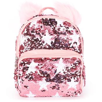 商品Sequined backpack in pink图片