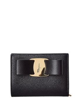 Salvatore Ferragamo | Salvatore Ferragamo Vara Bow Leather Coin Purse商品图片,5.9折