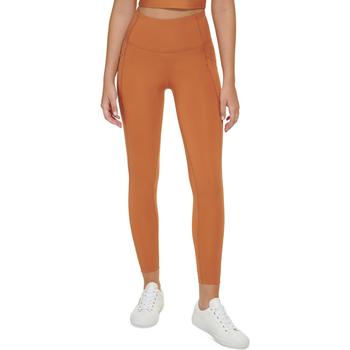 推荐Calvin Klein Performance Womens Side Pocket Stretch Athletic Leggings商品