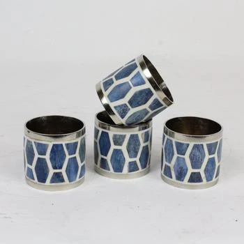 Mela Artisans | Gramercy Napkin Ring Set,商家Verishop,价格¥92