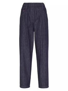 Brunello Cucinelli | No Fade Denim Five Pocket Track Trousers,商家Saks Fifth Avenue,价格¥11215