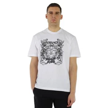 推荐Men's Optical White Medusa Head-Print T-Shirt商品