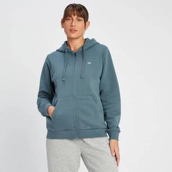 推荐MP Women's Rest Day Zip Through Hoodie - Smoke Blue商品