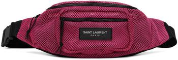 小棕瓶腰包, Yves Saint Laurent | 粉色徽标腰包商品图片 