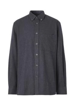 推荐Button-down collar cotton flannel shirt商品