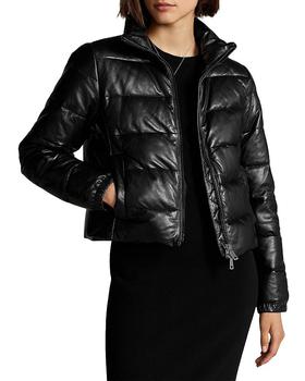 Ralph Lauren | Leather Puffer Coat商品图片,额外7.5折, 独家减免邮费, 额外七五折