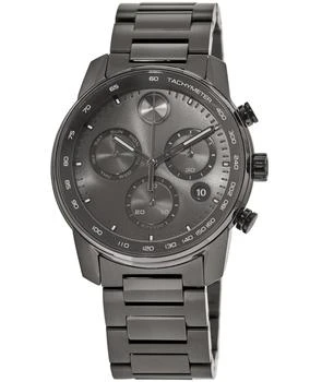 Movado | Movado Bold Verso Grey Chronograph Dial Gunmetal Steel Men's Watch 3600743 7.5折
