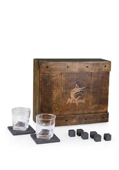 商品MLB Miami Marlins Whiskey Box Gift Set图片
