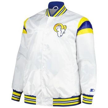 推荐Starter Rams Full-Snap Varsity Jacket - Men's商品