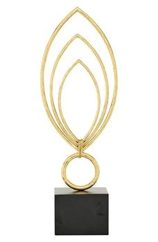 COSMO BY COSMOPOLITAN | Goldtone Metal Abstract Sculpture with Black Base,商家Nordstrom Rack,价格¥308