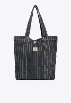 推荐Logo Striped Tote Bag商品