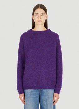 推荐Knitted Sweater in Purple商品