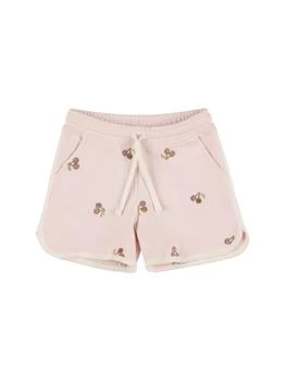 Bonpoint | Cherry Embroidered Cotton Sweat Shorts 额外8.5折, 独家减免邮费, 额外八五折