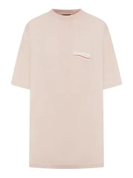 Balenciaga | Balenciaga Logo Embroidered Crewneck T-Shirt,商家Cettire,价格¥3118